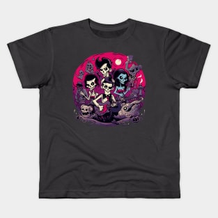 Goth Music Rockabilly Band Kids T-Shirt